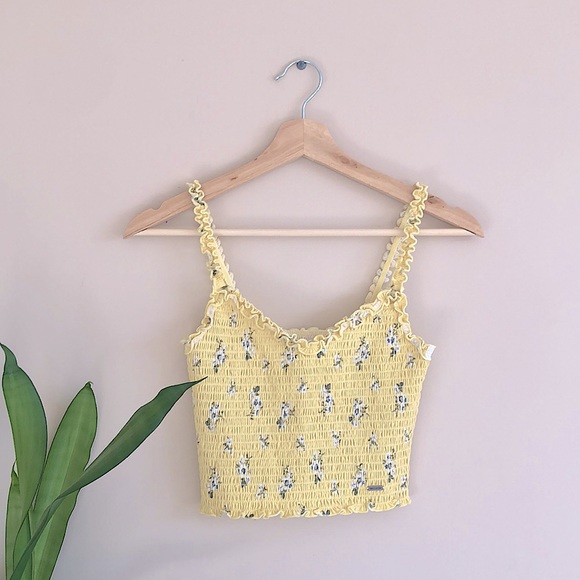 DONATED - Hollister Smocked Ruffle Cami - Picture 2 of 8